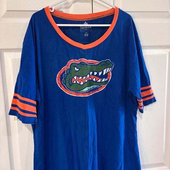 University of Florida UF Gators #1 Short Sleeve Oversize Tee Dress Size L/XL - Picture 3 of 14